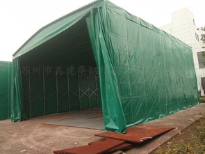 杭州余杭區戶外移動雨篷 大型伸縮倉儲棚，持久耐用之選